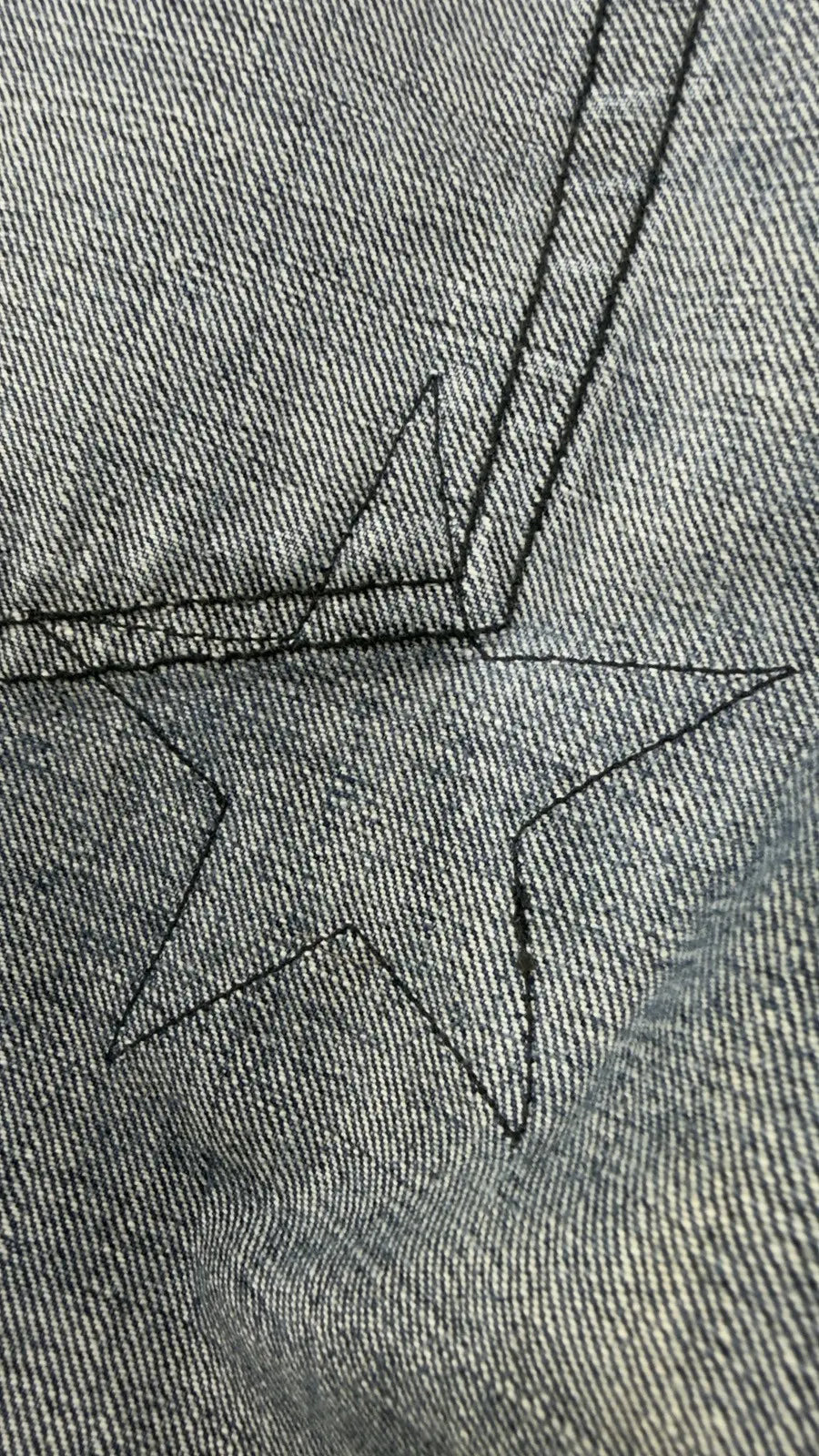 Chrome Hearts Star Lucky Patch Black Patch Denim