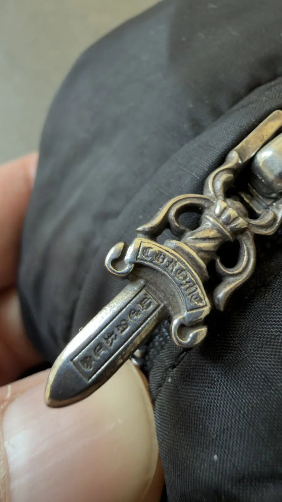 Chrome Hearts Black Puffer Jacket