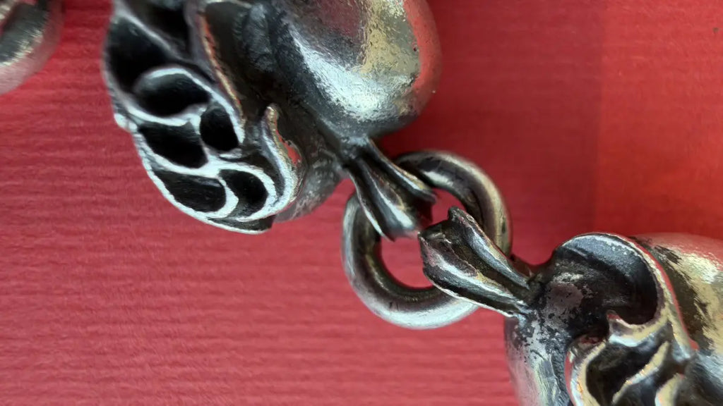 Chrome Hearts Vine Heart Wallet Chain Chrome Hearts