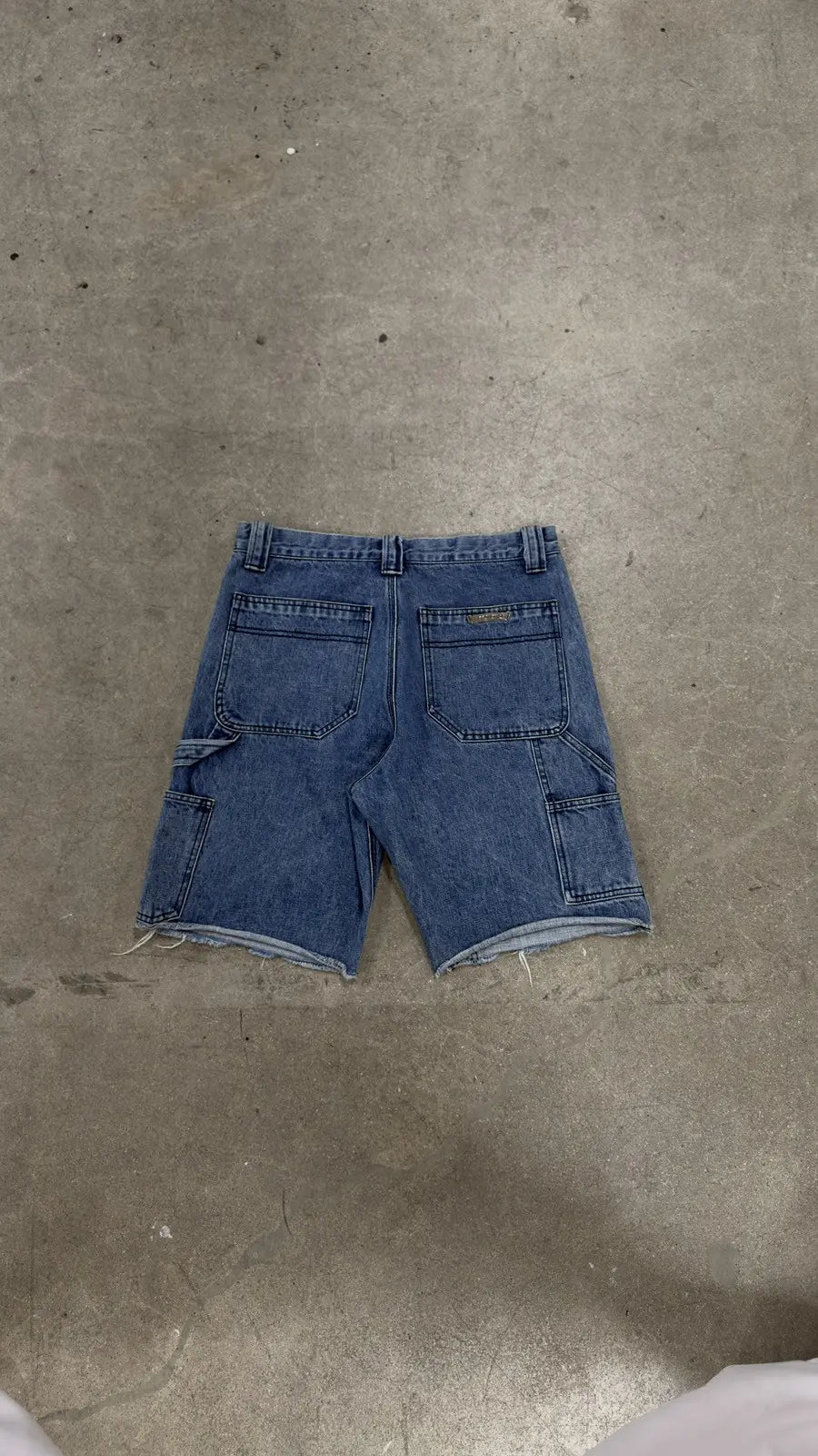 Chrome Hearts Double Knee Denim Carpenter Shorts