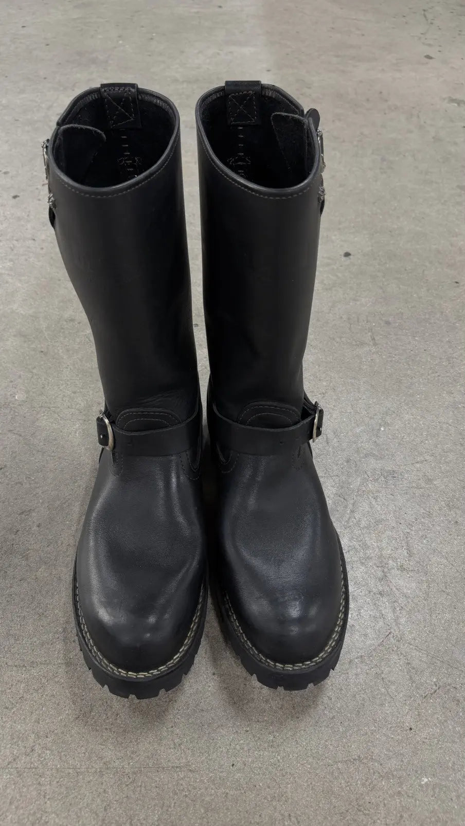 Chrome Hearts Wesco Boss Boots