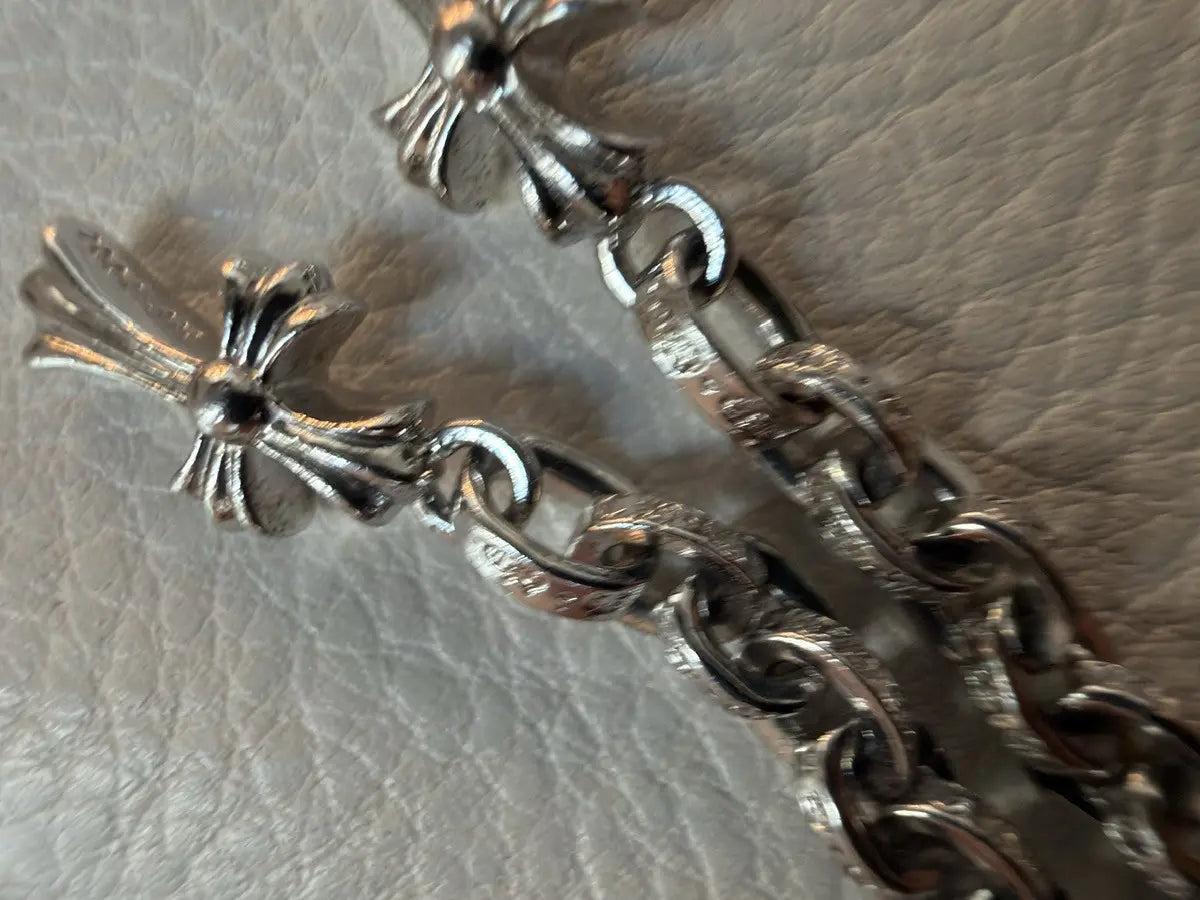 Chrome Hearts 3 Side Zip Pyramid Stud Wallet