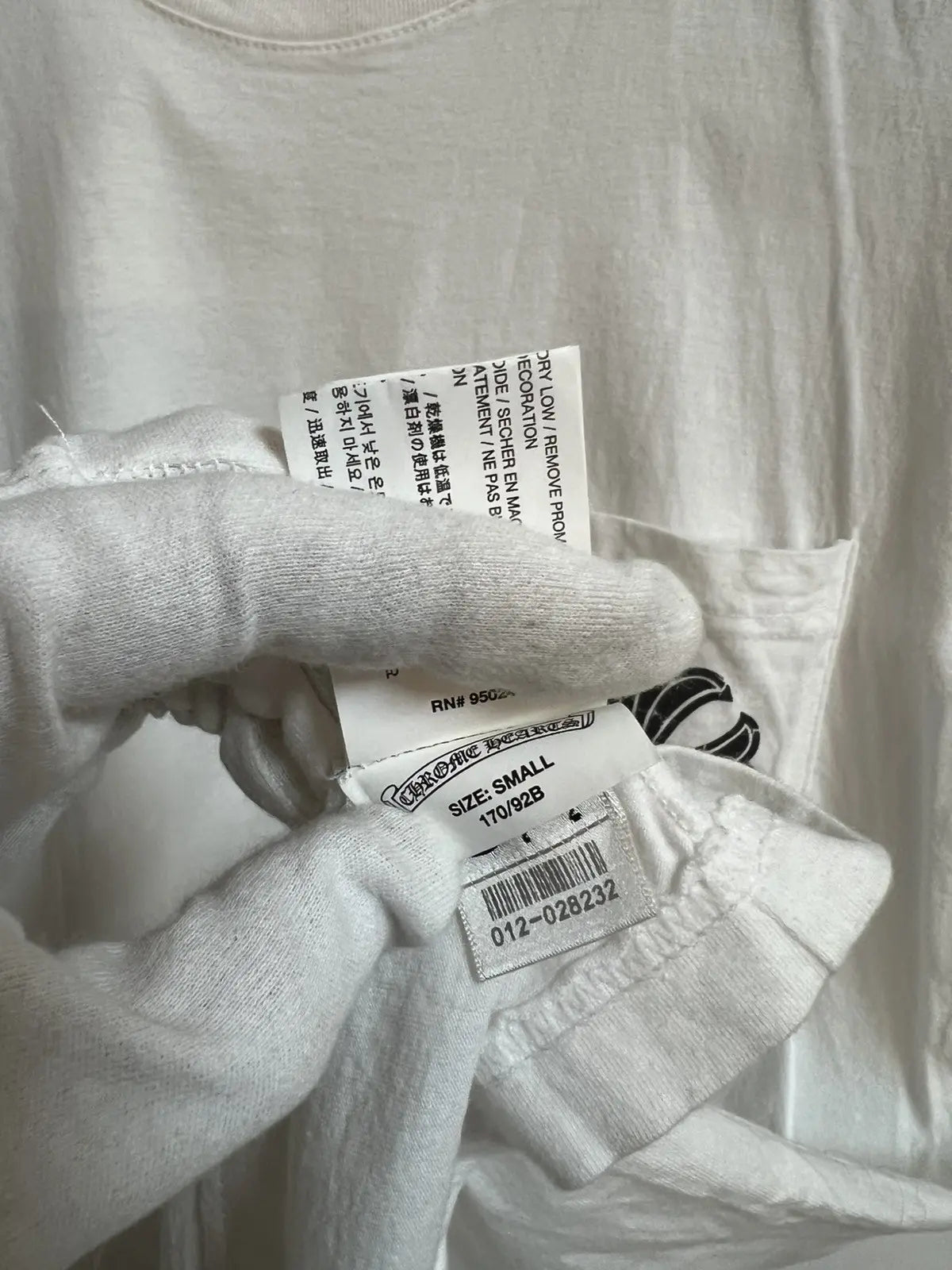 Chrome Hearts Jumbo Horseshoe Cross Pocket Tee