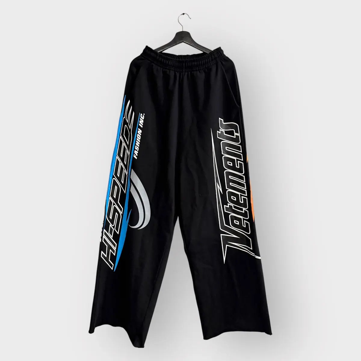 FW22 Vetements Hi-Speed Wide Baggy Sweatpants
