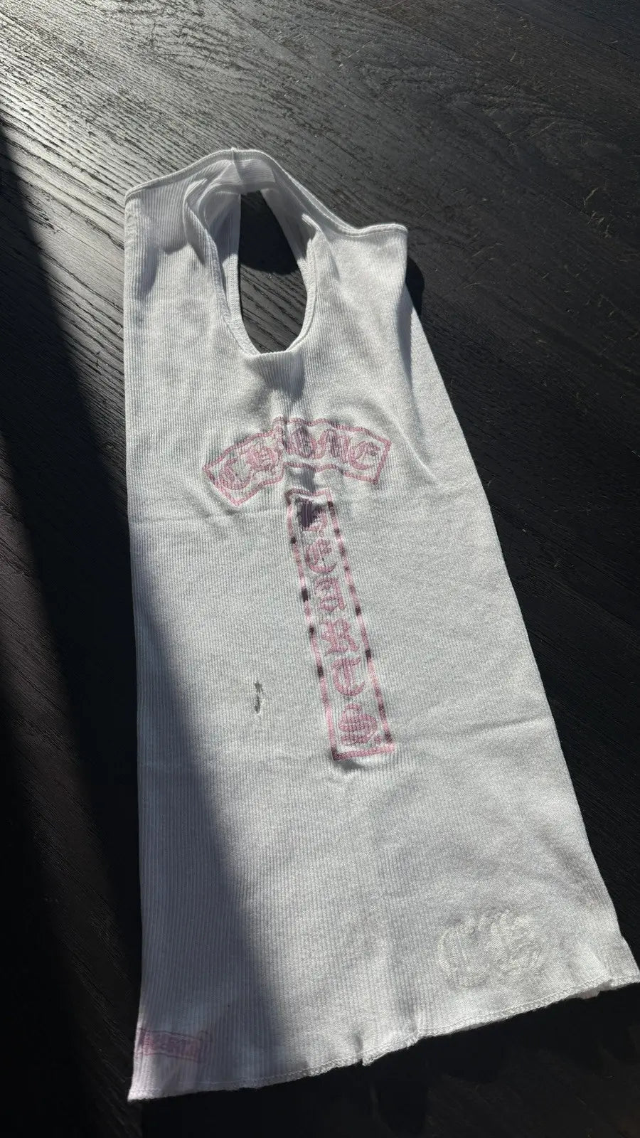 Chrome Hearts T-Bar Rib Tank Top Size S Chrome Hearts